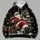 Jolly Santa Beside Decorated Christmas Tree for Festive Holiday Gatherings and Cheer All-over Print Hoodie (Lightweight) - 4
