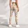 Terracotta And Turquoise Polka Dots For Yoga, Pilates, And Everyday Style Leggings - 5