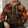 Haunted Scarecrow and Crows for Halloween Night and Autumn Farmhouse Gatherings All-over Print Hoodie (Lightweight) - 6