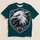 Eagle Football Spirit Crest for Game Day Tailgating and Dedicated Gridiron Fans All-over Print Unisex T-shirt - 1