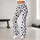 Dusty Blue Black Polka Dots for Yoga Pilates and Everyday Casual Style Leggings - 10