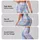 Pastel Blue Tartan Plaid for Yoga, Pilates, and Everyday Casual Wear Leggings - 2