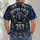 Blue Silver Football Field Motif for Detroit Game Day and Halloween Gift for Men All-over Print Unisex T-shirt - 6