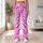 Magenta Zebra Stripes for Yoga, Pilates, and Bold Everyday Fitness Style for Women Leggings - 11