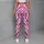Magenta Zebra Stripes for Yoga, Pilates, and Bold Everyday Fitness Style for Women Leggings - 6