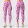 Magenta Zebra Stripes for Yoga, Pilates, and Bold Everyday Fitness Style for Women Leggings - 3