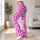 Magenta Zebra Stripes for Yoga, Pilates, and Bold Everyday Fitness Style for Women Leggings - 12