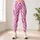 Magenta Zebra Stripes for Yoga, Pilates, and Bold Everyday Fitness Style for Women Leggings - 4