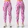 Magenta Zebra Stripes for Yoga, Pilates, and Bold Everyday Fitness Style for Women Leggings - 1