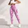 Magenta Zebra Stripes for Yoga, Pilates, and Bold Everyday Fitness Style for Women Leggings - 5