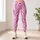 Magenta Zebra Stripes for Yoga, Pilates, and Bold Everyday Fitness Style for Women Leggings - 6