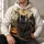 Black Cat, Moon And Jack-O’-Lanterns For Cozy Halloween Nights And Autumn Gatherings All-over Print Hoodie (Lightweight) - 6