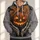 Glowing Jack-O’-Lantern And Skeleton Hands For Halloween Night Celebrations All-over Print Hoodie (Lightweight) - 1