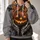 Glowing Jack-O’-Lantern And Skeleton Hands For Halloween Night Celebrations All-over Print Hoodie (Lightweight) - 2