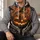 Glowing Jack-O’-Lantern And Skeleton Hands For Halloween Night Celebrations All-over Print Hoodie (Lightweight) - 6
