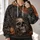Skull Pumpkin Full Moon Halloween Scene for Eerie Autumn Nights and Haunted Gatherings All-over Print Hoodie (Lightweight) - 2