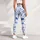 Blue Wildflower Hearts for Yoga, Pilates, and Everyday Activewear Leggings - 5