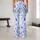 Blue Wildflower Hearts for Yoga, Pilates, and Everyday Activewear Leggings - 10