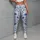 Blue Wildflower Hearts for Yoga, Pilates, and Everyday Activewear Leggings - 6