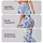 Blue Wildflower Hearts for Yoga, Pilates, and Everyday Activewear Leggings - 2