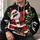 Dabbing Santa, Evergreen Tree and Gifts for Playful Christmas Celebrations All-over Print Hoodie (Lightweight) - 6