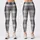 Gray Sage Tartan Plaid for Yoga Pilates Commuting and Everyday Wear Leggings - 3