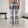 Gray Sage Tartan Plaid for Yoga Pilates Commuting and Everyday Wear Leggings - 10