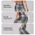 Gray Sage Tartan Plaid for Yoga Pilates Commuting and Everyday Wear Leggings - 2