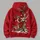 Santa, Reindeer and Snowy Tree Holiday Humor for Festive Winter Gatherings All-over Print Hoodie (Lightweight) - 5