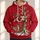 Santa, Reindeer and Snowy Tree Holiday Humor for Festive Winter Gatherings All-over Print Hoodie (Lightweight) - 1
