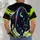 Bold Buffalo Head with Lime Accents for Game Day and Sports Fans All-over Print Unisex T-shirt - 6