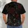 Gothic Red Roses, Bats and Cathedral Aesthetic for Dark Alternative Everyday Style All-over Print Unisex T-shirt - 6