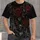 Gothic Red Roses, Bats and Cathedral Aesthetic for Dark Alternative Everyday Style All-over Print Unisex T-shirt - 4