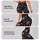 Pink Wildflowers on Charcoal for Yoga Pilates and Everyday Style Leggings - 2
