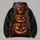 Stacked Fiery Jack-O’-Lanterns for Halloween Night Celebrations and Autumn Parties All-over Print Hoodie (Lightweight) - 5