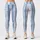 Pale Blue Starry Stripes for Yoga, Pilates, and Everyday Active Lifestyle Wear Leggings - 3