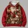 Vintage Santa and Holiday Treasures for Christmas Parties and Festive Winter Celebrations All-over Print Hoodie (Lightweight) - 4