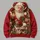 Vintage Santa and Holiday Treasures for Christmas Parties and Festive Winter Celebrations All-over Print Hoodie (Lightweight) - 5