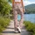 Blush Pink Heart Motif for Yoga, Pilates, and Everyday Activewear Leggings - 12