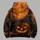 Halloween Pumpkin Moonlit Graveyard Scene for Autumn Parties and Gothic Night Out All-over Print Hoodie (Lightweight) - 5