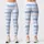 Blue And White Stripes For Yoga Pilates And Relaxed Everyday Wear Leggings - 3
