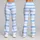 Blue And White Stripes For Yoga Pilates And Relaxed Everyday Wear Leggings - 9
