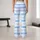 Blue And White Stripes For Yoga Pilates And Relaxed Everyday Wear Leggings - 10