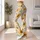 Golden Daisy Blossoms for Yoga, Pilates, and Relaxed Everyday Wellness Style for Women Leggings - 11