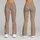 Warm Taupe And Ivory Polka Dots For Yoga, Pilates, Travel And Everyday City Style Leggings - 9