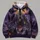 Raven Gothic Cathedral Beneath Full Moon for Halloween Nights and Autumn Gatherings All-over Print Hoodie (Lightweight) - 4