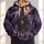 Raven Gothic Cathedral Beneath Full Moon for Halloween Nights and Autumn Gatherings All-over Print Hoodie (Lightweight) - 1
