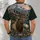 Elk Mountain Forest Scene for Hiking, Camping and Everyday Outdoor Adventures All-over Print Unisex T-shirt - 6