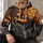 Jack-O'-Lantern Graveyard Scene for Halloween Parties and Spooky Autumn Nights Outings All-over Print Hoodie (Lightweight) - 6