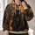 Black Cat Beneath a Harvest Moon for Halloween Parties and Autumn Night Celebrations All-over Print Hoodie (Lightweight) - 2